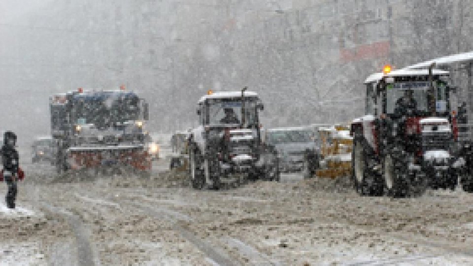 Trafic rutier dificil în sudul ţării
