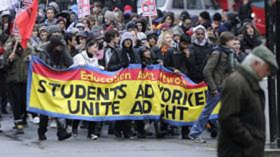 Studenţii britanici se pregătesc de proteste