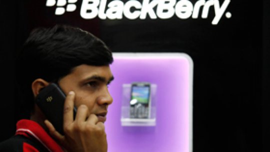 Serviciile BlackBerry, inaccesibile şi în România