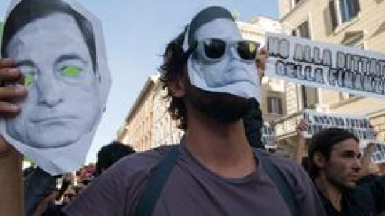 Acţiuni de protest ale studenţior la Roma