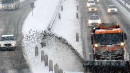 Circulaţie îngreunată în Bulgaria din cauza ninsorii
