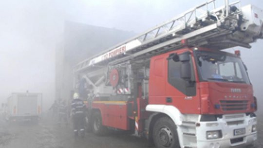 Incendiu în centrul istoric al Braşovului