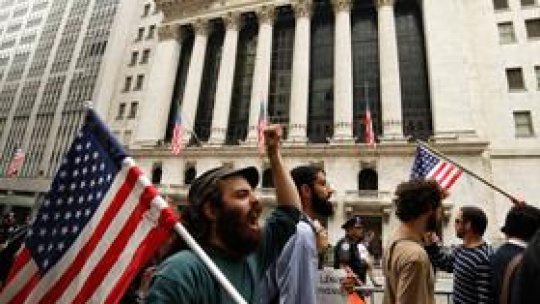 Proteste sindicale pe Wall Street