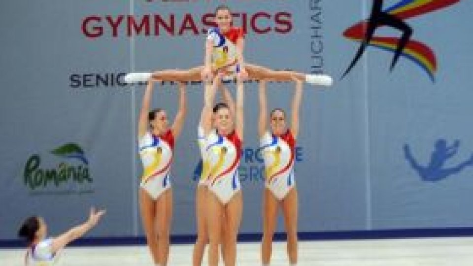 România câștigă 4 medalii la CE de gimnastică aerobică  