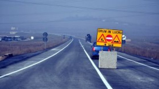 Drum distrus după ce a fost dat în folosinţă