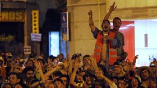 Proteste în Spania înaintea alegerilor