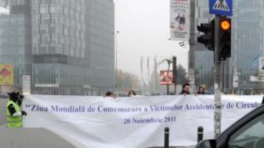 Victimele accidentelor rutiere din România, comemorate