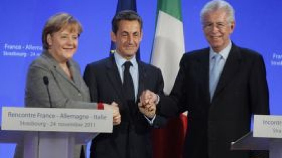 Franţa, Germania şi Italia "susţin moneda europeană"