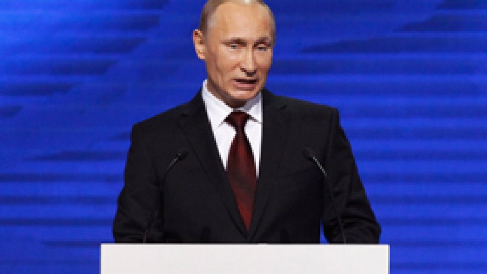 Vladimir Putin acuză opoziţia de susţinere străină