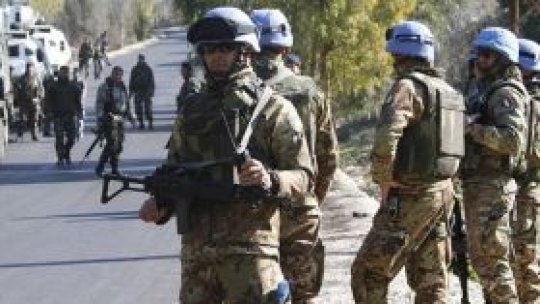 Concentrare a trupelor UNIFIL la frontiera Israelului cu Libanul