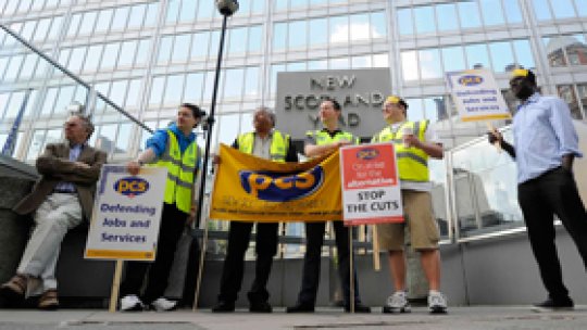 Salariaţii britanici protestează faţă de reforma pensiilor