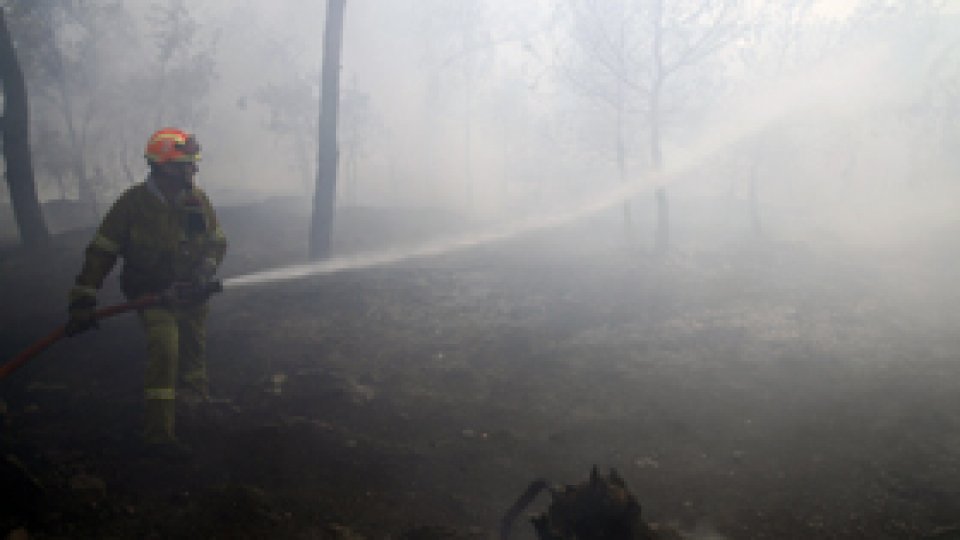 Incendiu în Masivul Bucegi