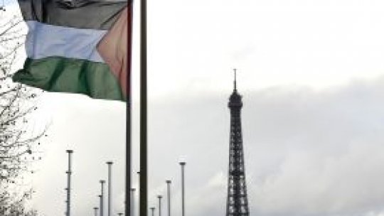 Drapelul palestinian, arborat pentru prima oară la UNESCO