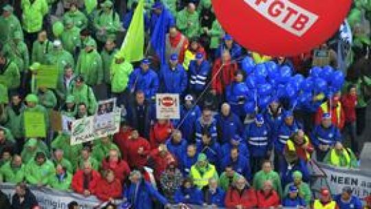 Proteste în Belgia faţă de măsurile de austeritate