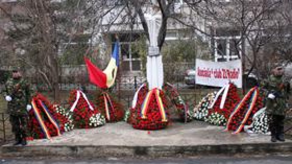 Comemorare la Troiţa din faţa Sălii Radio