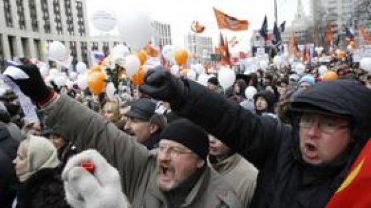 Proteste masive la Moscova