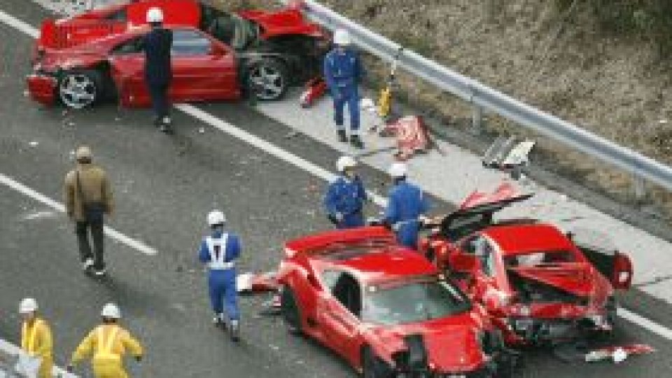 Accident rutier de lux în Japonia