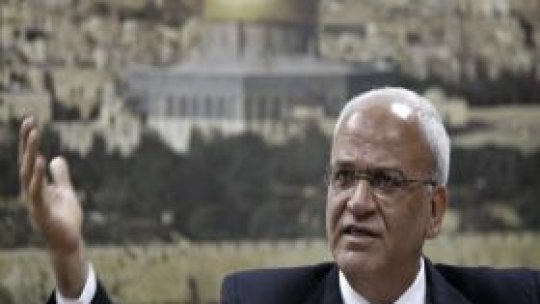 Negociatorul şef al Autorităţii Palestiniene a demisionat