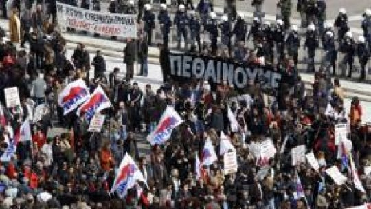 Proteste violente în capitala Greciei