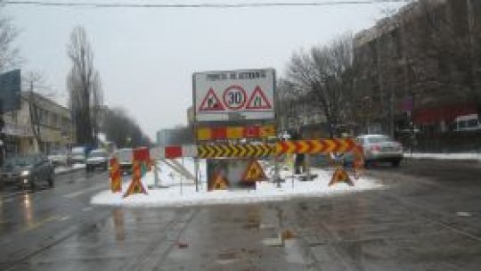 Circulaţie restricţionată în zona pasajului Pipera