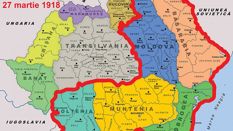 Unirea Basarabiei cu România - 27 martie 1918