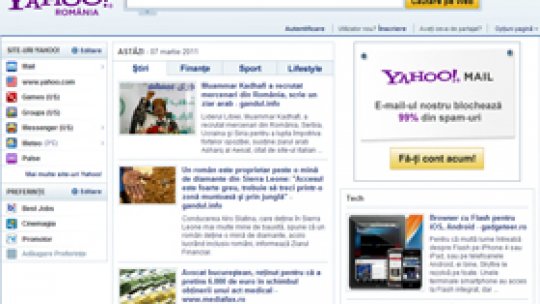 Portalul Yahoo!, disponibil şi în limba română