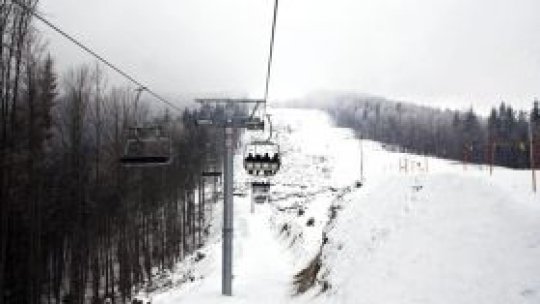 Zăpadă numai bună de ski în masivul Călimani