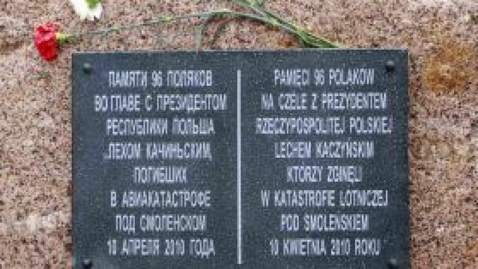 Divergenţe pe tema plăcii comemorative de la Smolensk