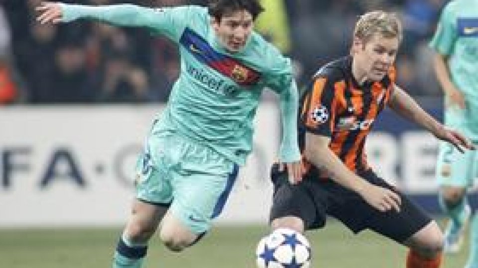 Şahtior, umilită de Barcelona (VIDEO: Golul lui Messi)