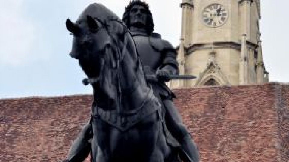 Statuia lui Matei Crovin, inaugurată la Cluj-Napoca