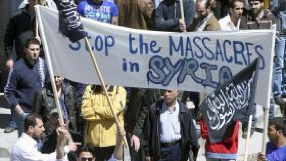 Comunitatea internaţională condamnă violenţele din Siria