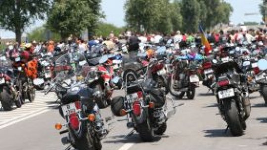 Marşul motocicliştilor la Bistriţa