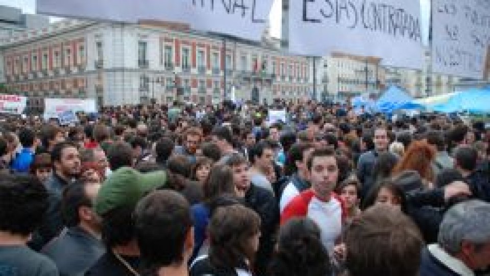 Proteste în Spania înaintea alegerilor regionale