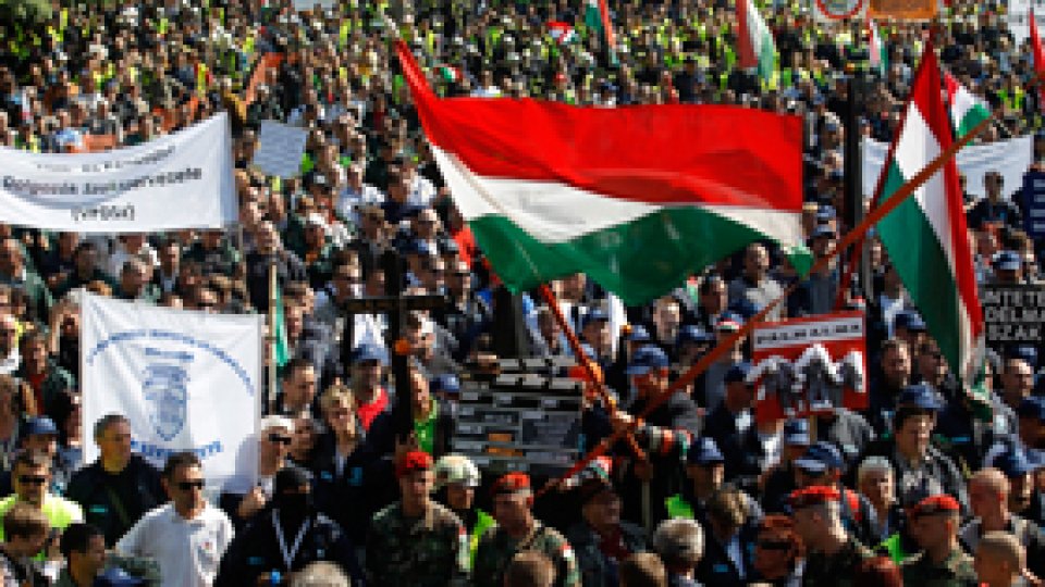 Proteste în Ungaria faţă de măsurile de austeritate