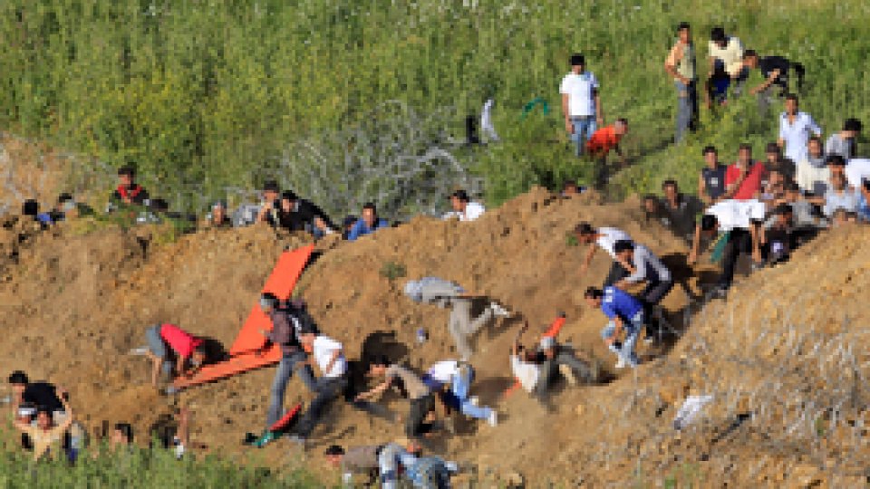 Ciocniri între demonstranţi şi armata israeliană