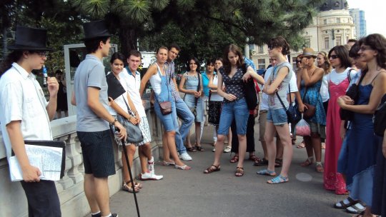 Cu bastonul prin Bucureşti