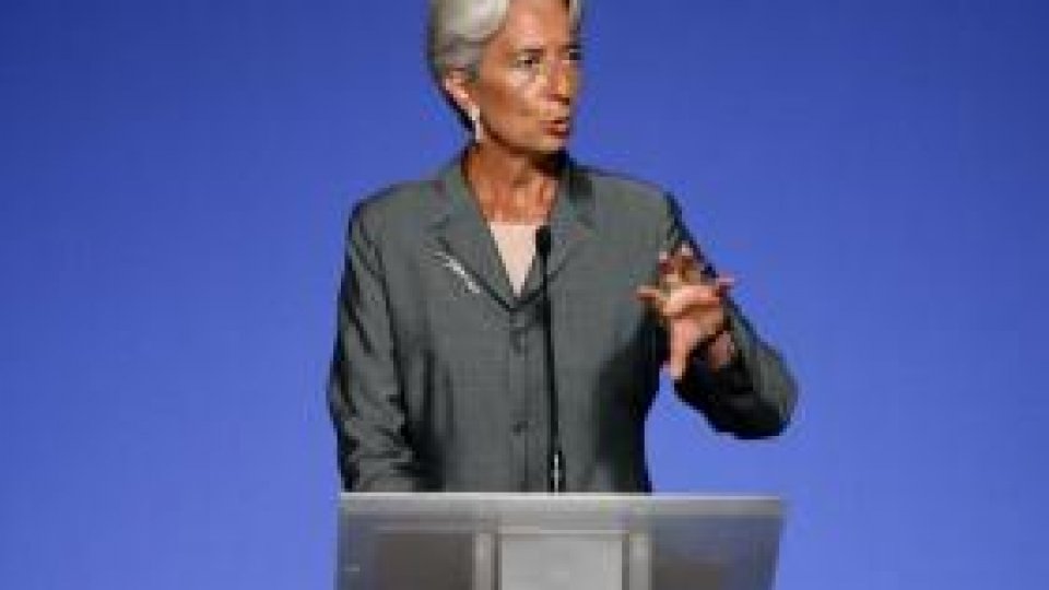 Christine Lagarde, prima zi la conducerea FMI