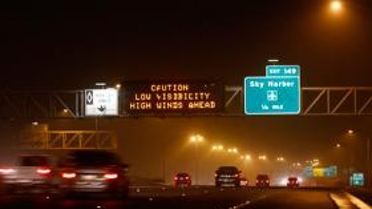 Furtună violentă de nisip în Arizona