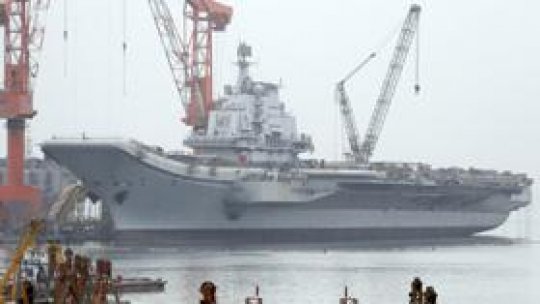 China testează primul său portavion
