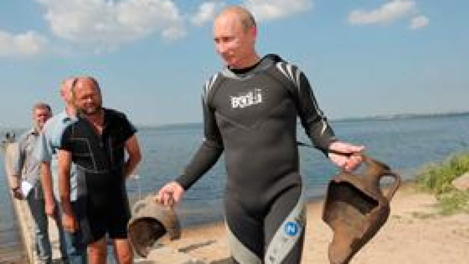 Vladimir Putin face arheologie subacvatică