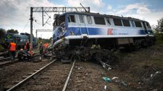 Mecanicul trenului deraiat în Polonia, "acuzat penal"