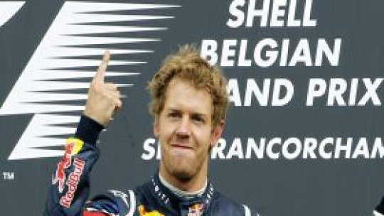 Vettel, câştigătorul Marelui Premiu al Belgiei 