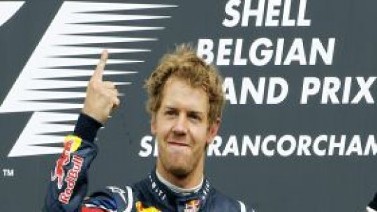 Vettel, câştigătorul Marelui Premiu al Belgiei
