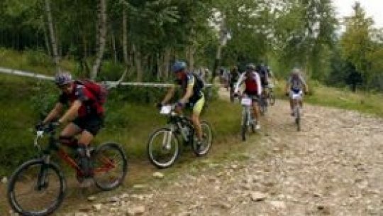 La poale de munte, cu bicicleta