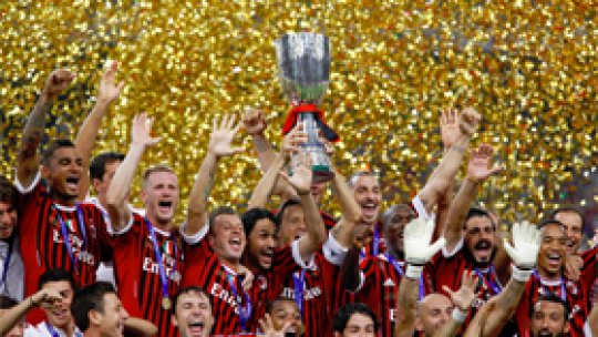 AC Milan câştigă Supercupa Italiei la fotbal