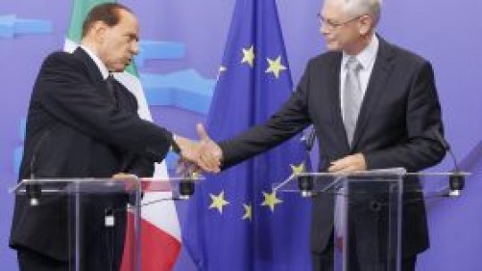 Preşedintele CE salută planul de austeritate al Italiei