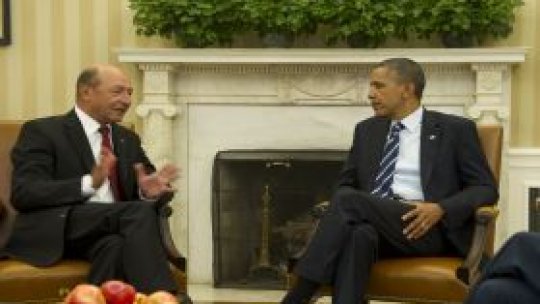 Traian Băsescu met with Barack Obama