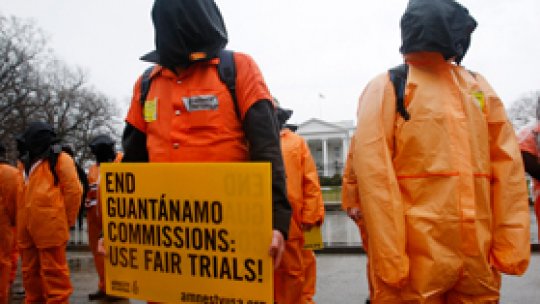 Lanţ uman la Washington pentru închiderea Guantanamo