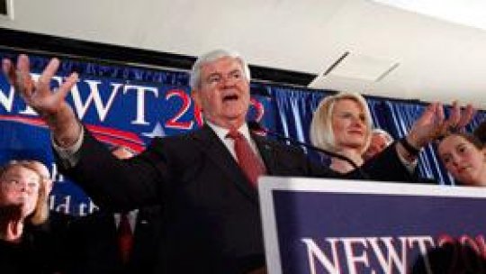 Newt Gingrich câştigă alegerile interne în Carolina de Sud