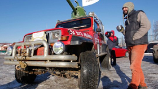 Sute de automobilişti au protestat pe străzile din Moscova